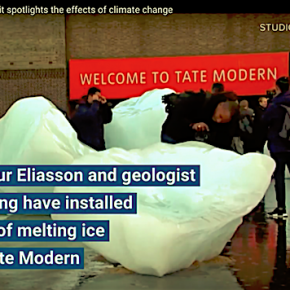テートモダンで溶けるグリーンランドの氷